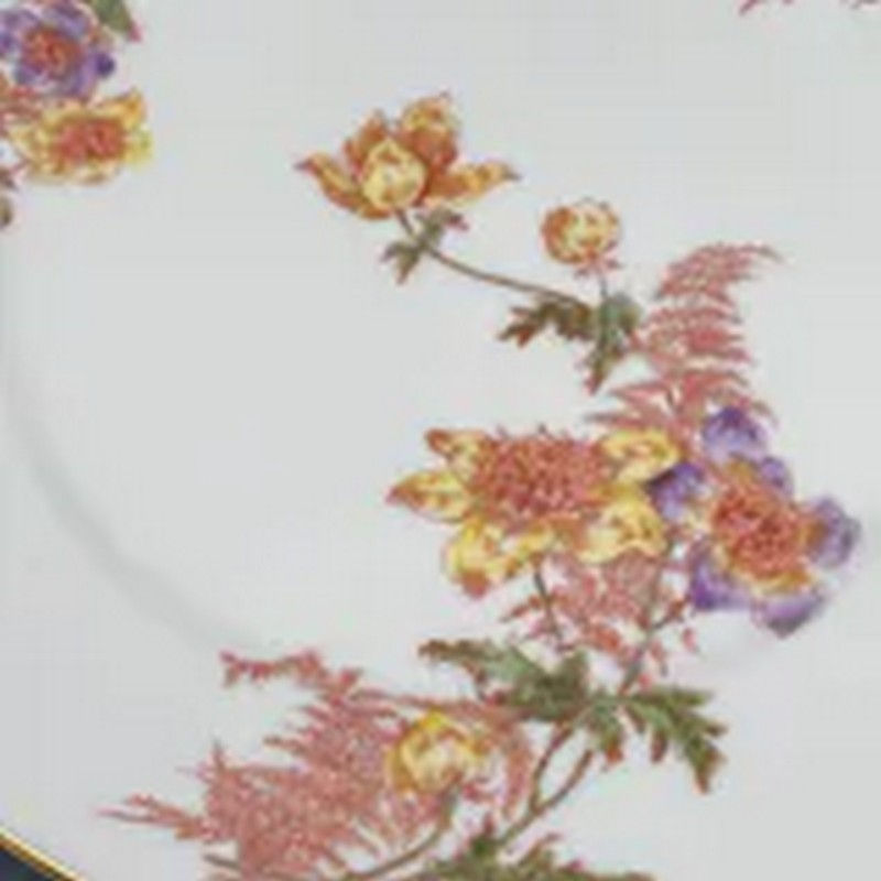 Miniature : Service complet en porcelaine de Limoges Fleurs Jaunes & Violettes