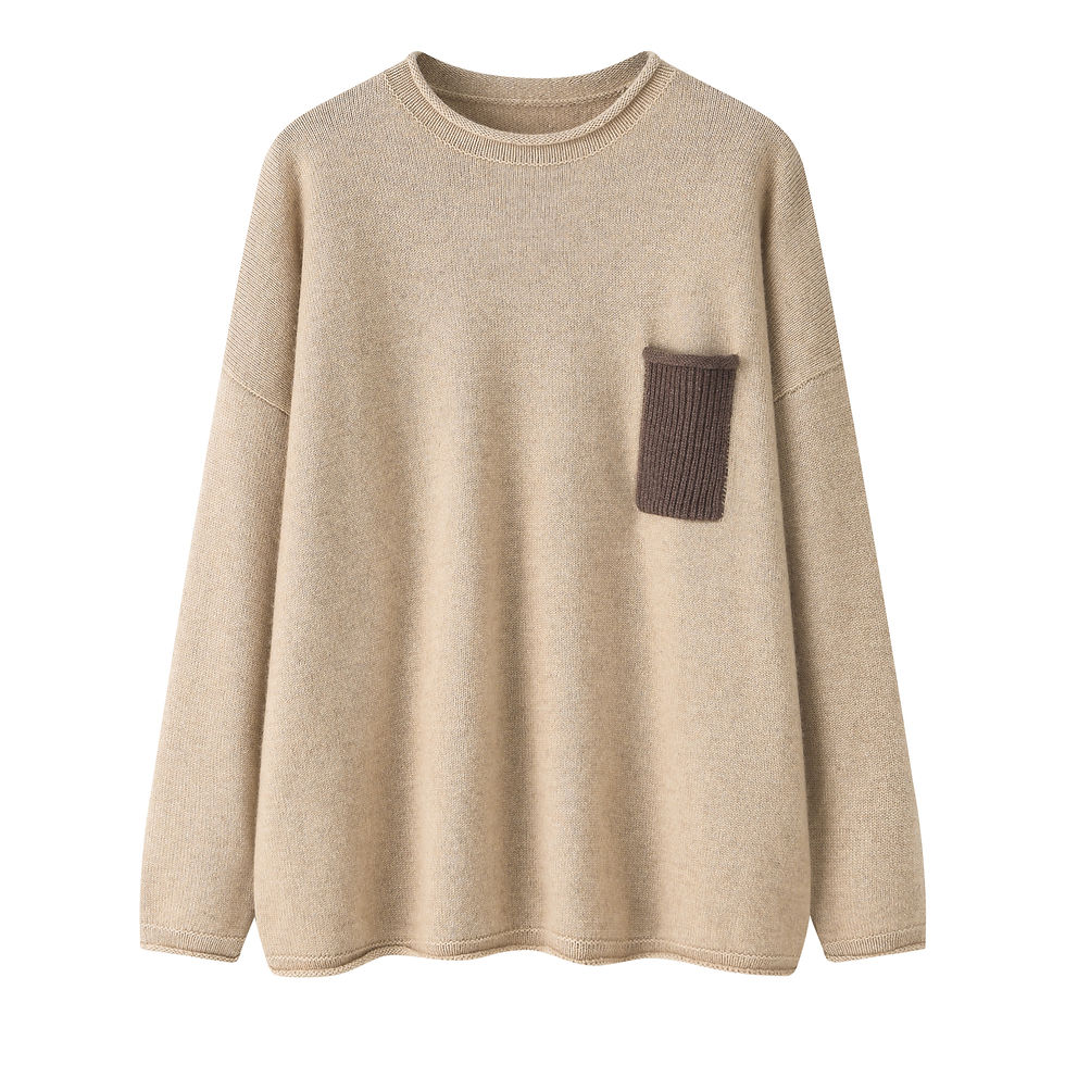 Mottled Cashmere Crewneck main image 1
