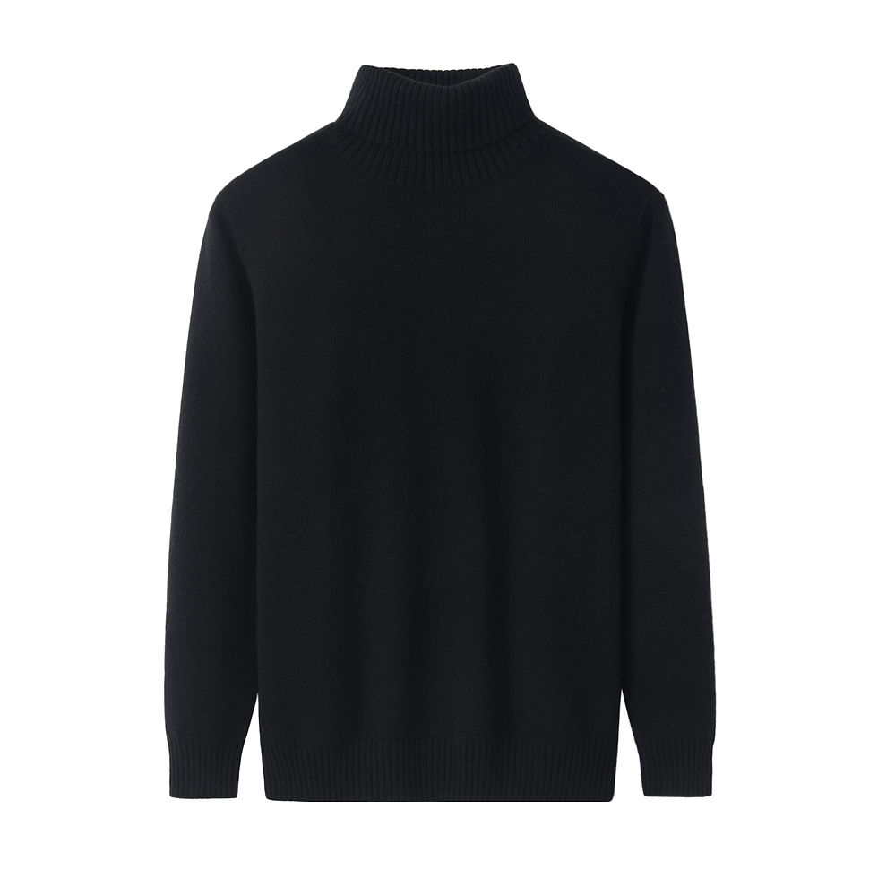 Thumbnail: Black Turtleneck Sweater