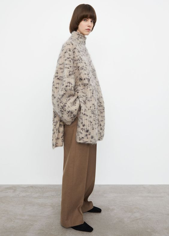 Longline knit sweater