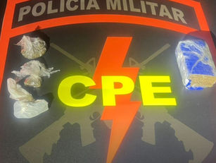 CPE prende traficante com meio quilo de maconha em Jaraguá