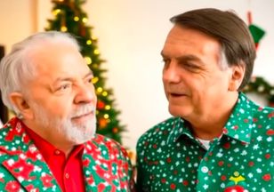Inteligência Artificial une neste Natal, Lula e Bolsonaro e outros desafetos