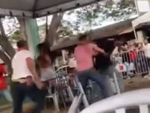 Goianésia : Briga generalizada com cadeiras e socos marca cavalgada no Parque de Exposições da Pecuária