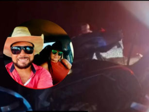 Casal de Ipiranga de Goiás morre em grave acidente entre carro e ônibus na BR-153, em Rialma