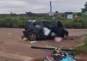 Colisão fatal na GO-164 termina com morte de mulher e bebê no município de Nova Crixás