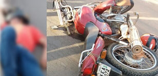 Acidente entre dois motociclistas na Vila São José deixa uma vítima em estado grave