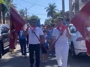 Famílias de Goiânia recebem festeiros e Folia do Divino de Jaraguá