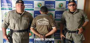 Foragido da justiça é recapturado pela PM na Av. Bernardo Sayão no Jardim Primavera