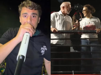 Nikolas Ferreira reage com força após ser chamado de “piá de bosta” por Janja e de “canalha” por Lula.