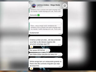 Lojistas da 44 falam em barrar contratação de nordestinos e pessoas de esquerda: ‘manda pedir emprego pro Lula’