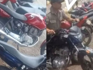 Policia Militar apreende motocicletas após denúncias de manobras perigosas em Jaraguá