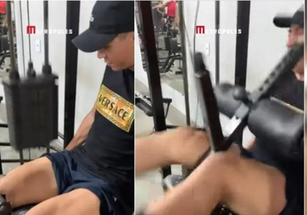 Cabo se solta e aparelho de academia atinge aluno: “Dor horrível”