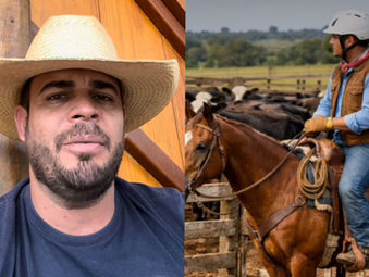 Influenciador Júlio César “O Derramado” e nomes do Agro criticam exigência de capacete para peões