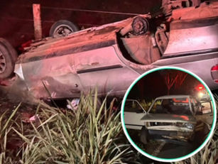 Carro parado na pista provoca acidente na GO-330 entre Petrolina e Ouro Verde