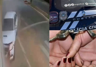 Polícia Civil prende motorista embriagada que bateu caminhonete na Av. Cel. Tubertino em Jaraguá