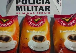 Homem é preso após invadir supermercado e furtar pacotes de café