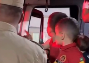 Goianésia : Bombeiros realizam sonho de aniversário de garoto fã da corporação
