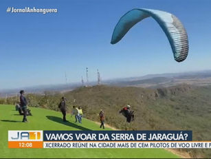 Jaraguá ganha destaque no Jornal Anhanguera (TV Globo) com etapa do XCerrado