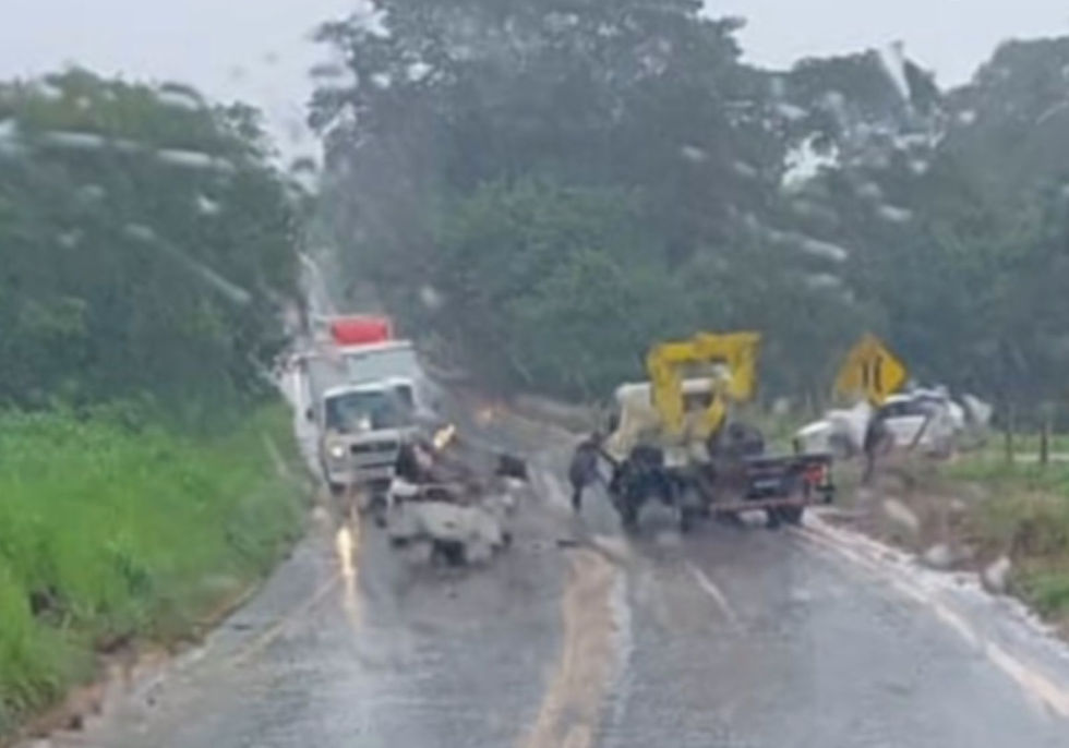 Acidente é registrado na GO-154 entre Carmo do Rio Verde e Uruana