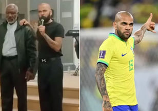 Daniel Alves prega em igreja na Espanha após ser absolvido cena viraliza