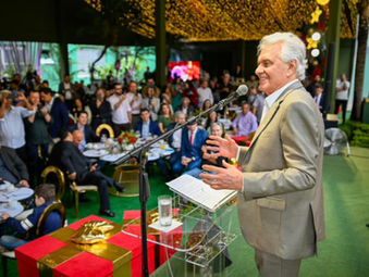 Caiado recebe imprensa do interior no Palácio das Esmeraldas e destaca papel essencial dos comunicadores