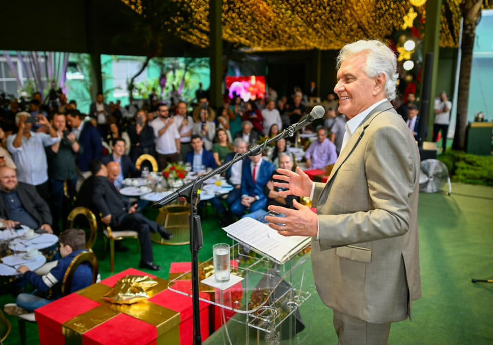 Caiado recebe imprensa do interior no Palácio das Esmeraldas e destaca papel essencial dos comunicadores