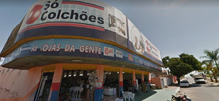 Loja Só Colchões no centro é arrombada. Criminosos levam TVs e aparelhos de som