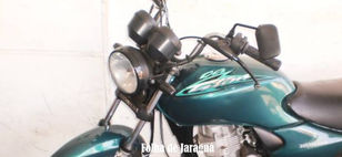 Bandido furta moto Honda CG/Titan na Rua das Mangabeiras no Jardim Primavera