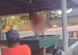 Rialma: Confusão no Distrito de Castrinópolis termina em “show” de mulher sobe mesa de sinuca