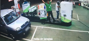 Mais um posto de combustível é assaltado. O terceiro em menos de 10 dias em Jaraguá