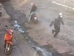 Mulher é ameaçada por homem encapuzado com faca ao chegar para trabalhar em Inhumas