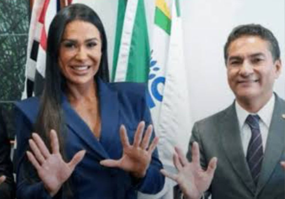Missa fitness Gracyanne Barbosa se filia ao Republicanos e confirma pré-candidatura a deputada federal