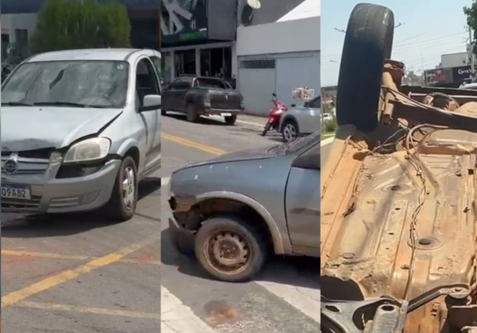 Dois acidentes são registrados em menos de 24 horas no Centro de Jaraguá