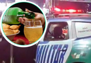 Conta indigesta: cliente bebe, não paga e acaba detido pela Polícia Militar de Jaraguá