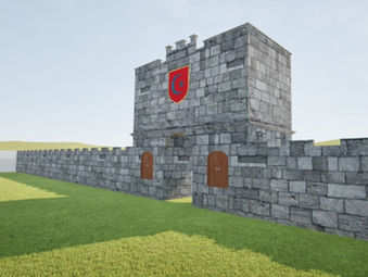 Prefeitura de Jaraguá inicia construção dos castelos para as Cavalhadas no Clube das Cavalhadas
