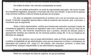 Justiça indefere pedido da CDL e mantém antecipação de feriado em Jaraguá