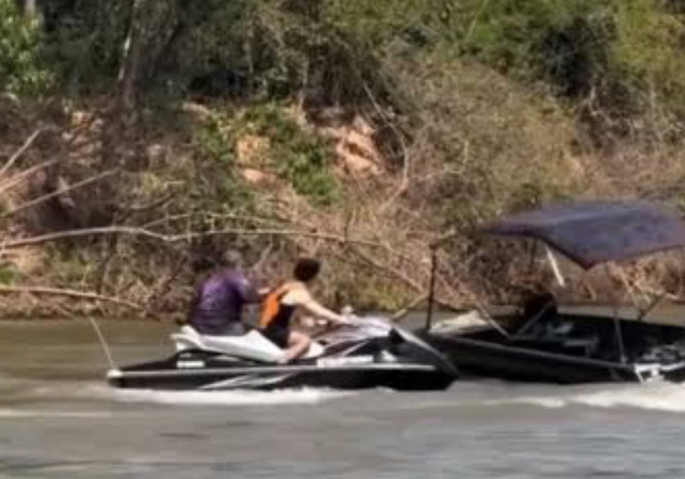Canoa desgovernada atropela socorrista durante atendimento no Rio Araguaia