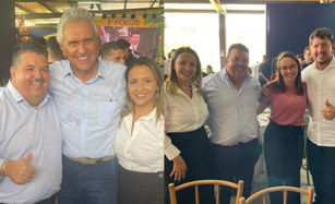 Prefeito Timbó e o Governador Ronaldo Caiado participam do 1º Encontro de Prefeitos Fokus