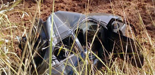 Vítima de acidente na BR-153 entre os trevos de Jaraguá é atendida pelo SAMU
