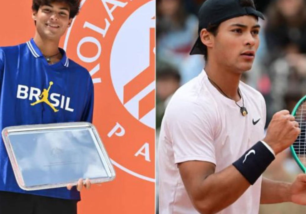 Natural de Goianésia, Goiano Guto Miguel faz história e conquista Roland Garros juvenil
