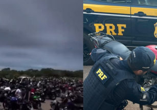 PRF aplica mais de R$ 1 milhão em multas em mais de 400 motociclistas durante passeio na BR-060 em Goiás