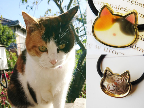 akkokun様お取置きラストSALE❣️レジンヘアゴム ケーキ 猫No.1040 NO 767