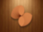 Double Vesica Piscis Vertical Twist - Vanilla