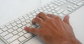 Male Typing 