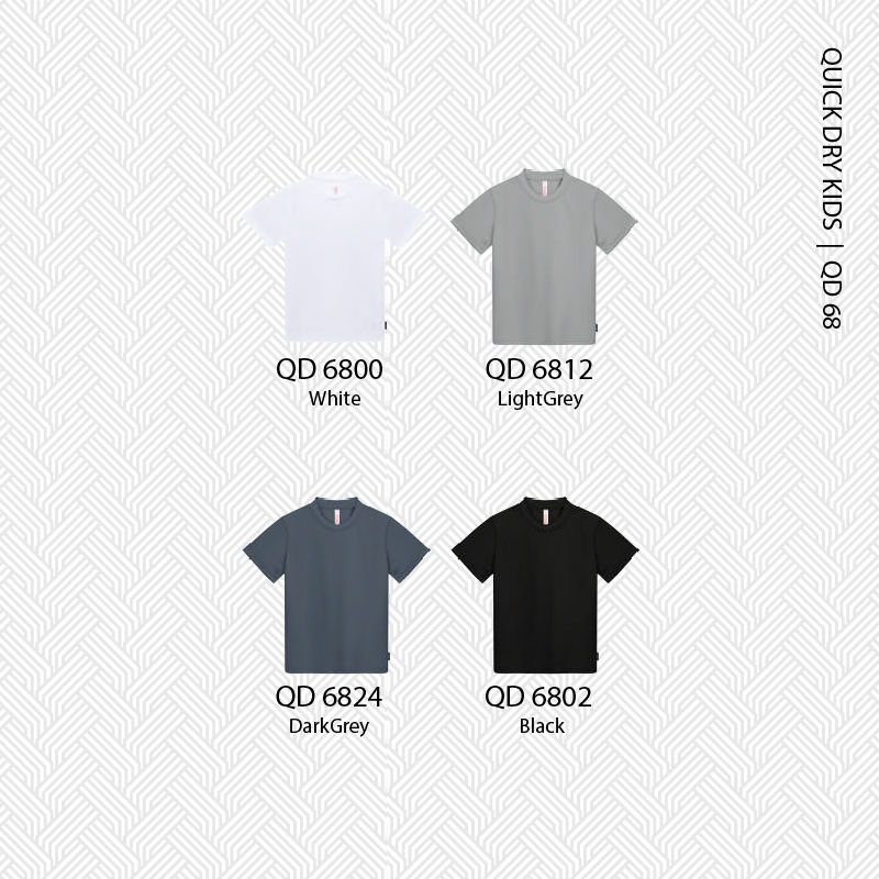 Thumbnail: QD68- Round Neck Short Sleeve Kids