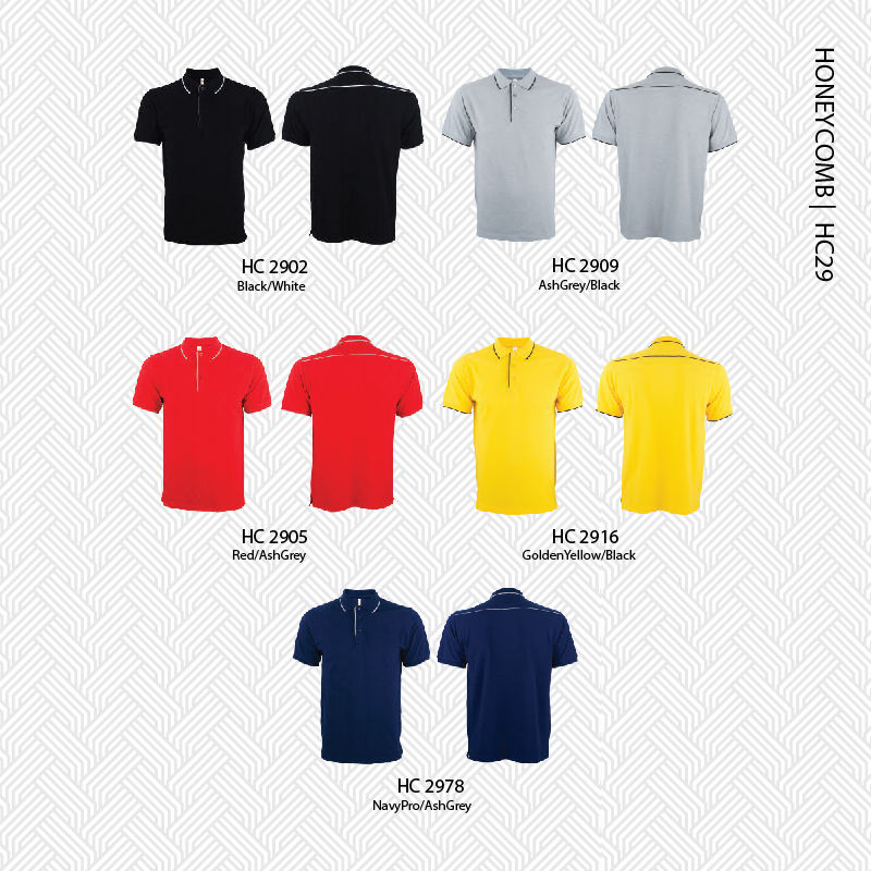 Thumbnail: HC29- Polo Shirt CVC Honeycomb