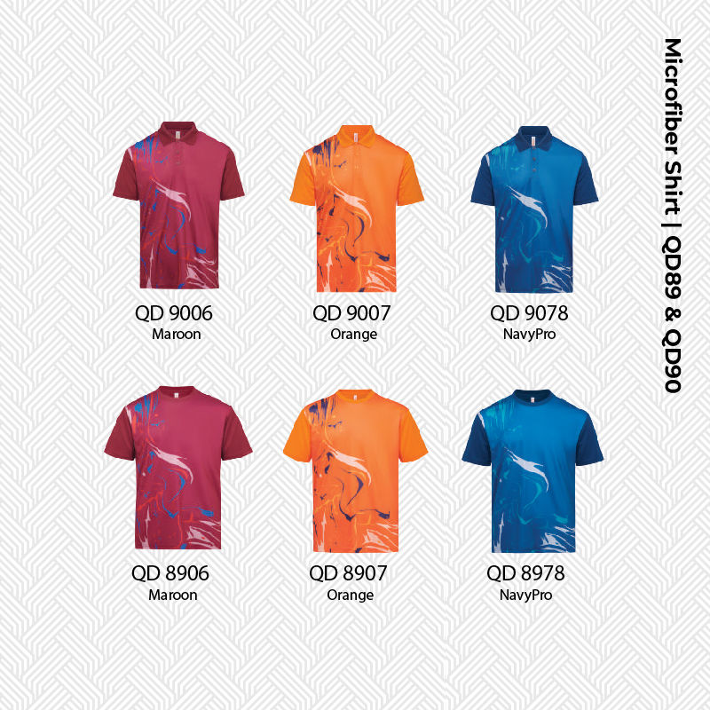Thumbnail: QD89 & QD90 -  Round Neck/Polo Short Sleeve Shirt