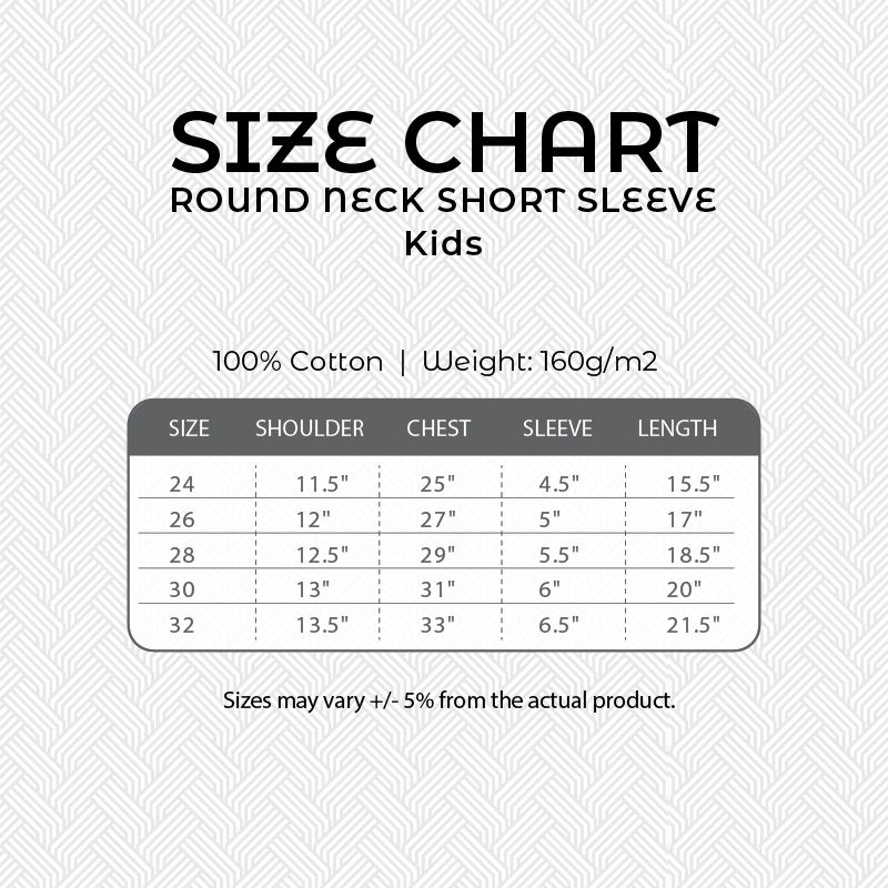 Thumbnail: CT52- (Kids) Round Neck Short Sleeve Cotton