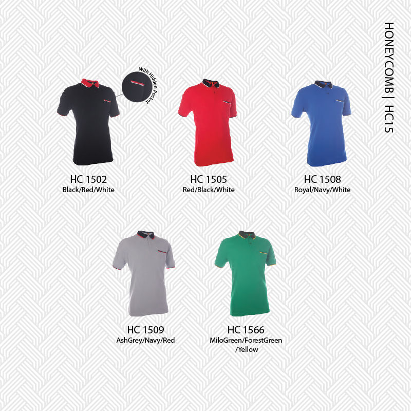 Thumbnail: HC15- Polo Shirt CVC Honeycomb