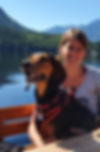 Mensch, Hund, Wasser, Wald